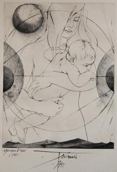 Pierre-Yves Tr&eacute;mois - Maternit&eacute; - Lithographies Originale