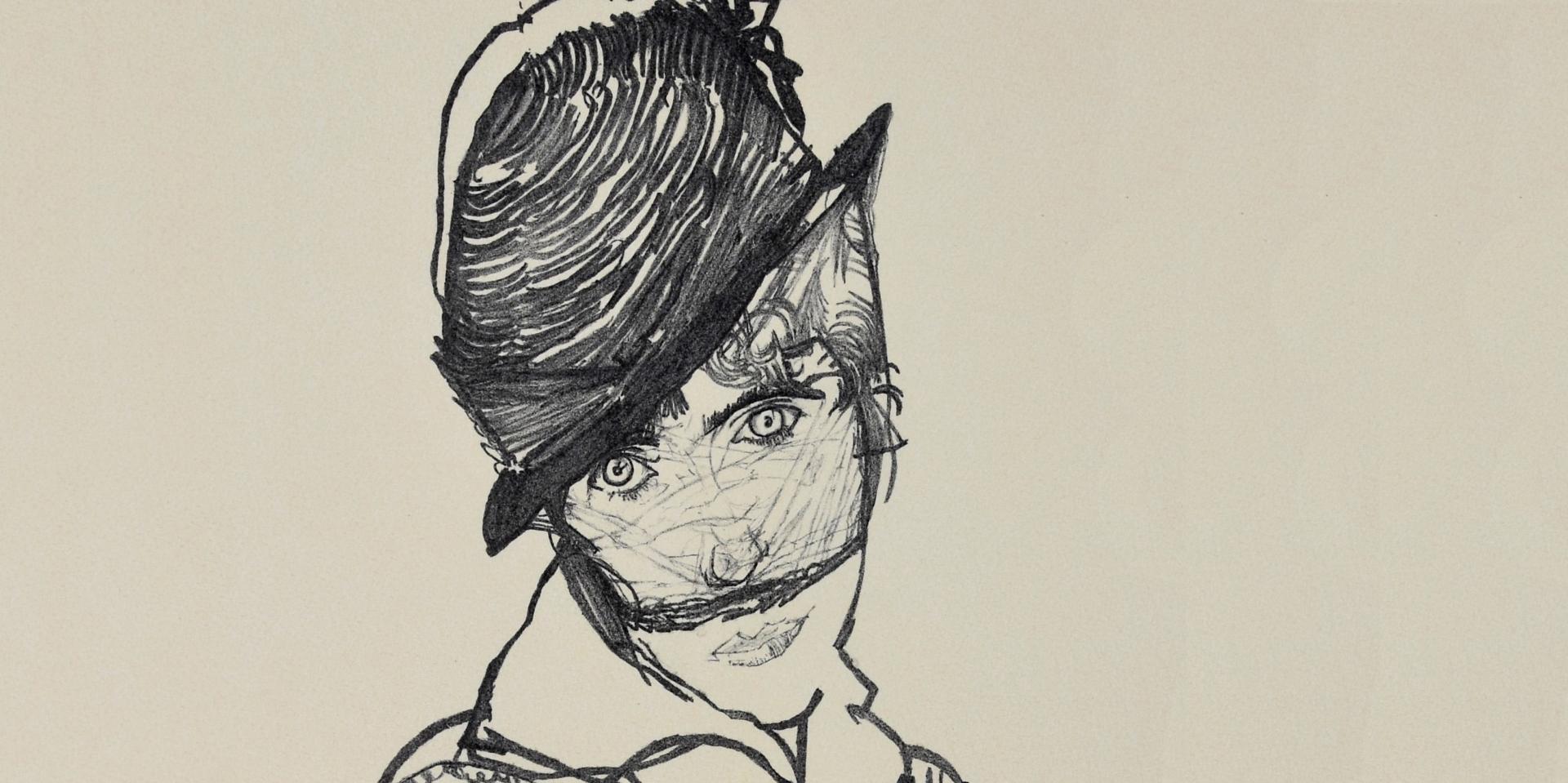 EGON SCHIELE | Portrait de Edith Schiele, 1915 | Lithographie