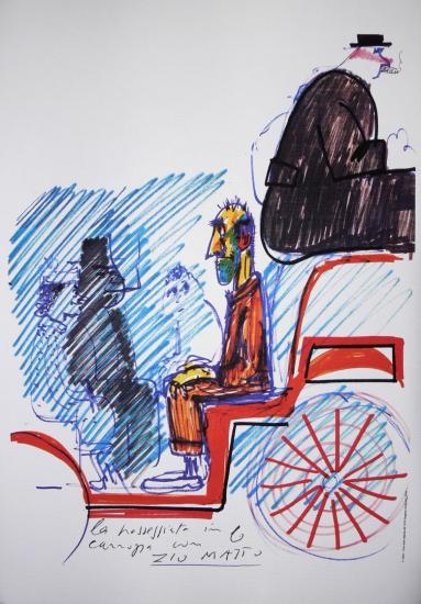 Amarcord lithographie 1976 34x49cm copier