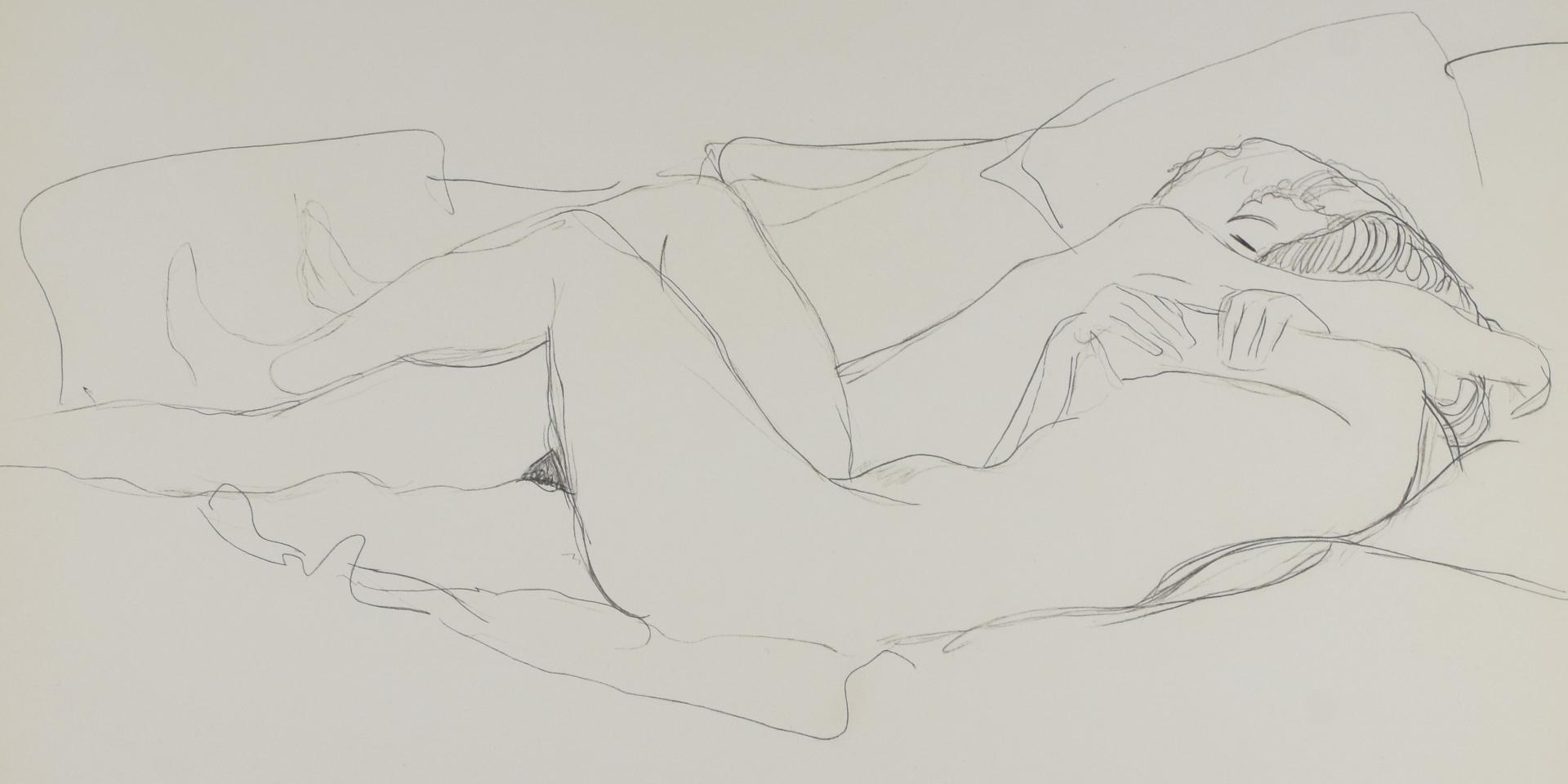 Gustav Klimt | Deux femmes enlacées, 1905/1906  | Lithographie | Leopold museum