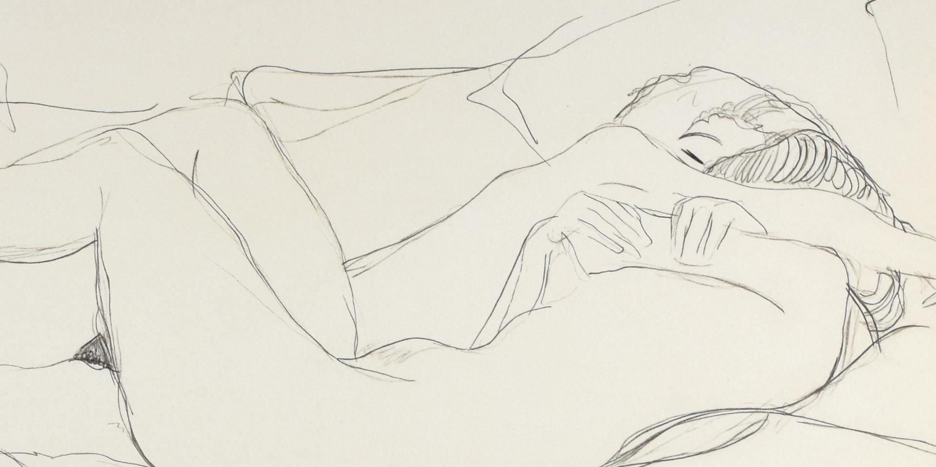 Gustav Klimt | Deux femmes enlacées, 1905/1906  | Lithographie | Leopold museum