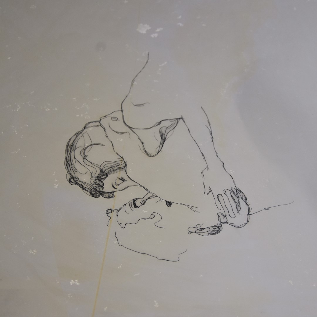 GUSTAV KLIMT - LOVERS 1908 - LITHOGRAPH