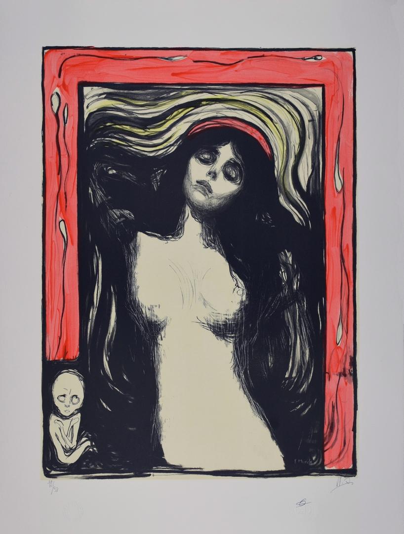 EDVARD MUNCH | La Madone, 1895 | Lithographie
