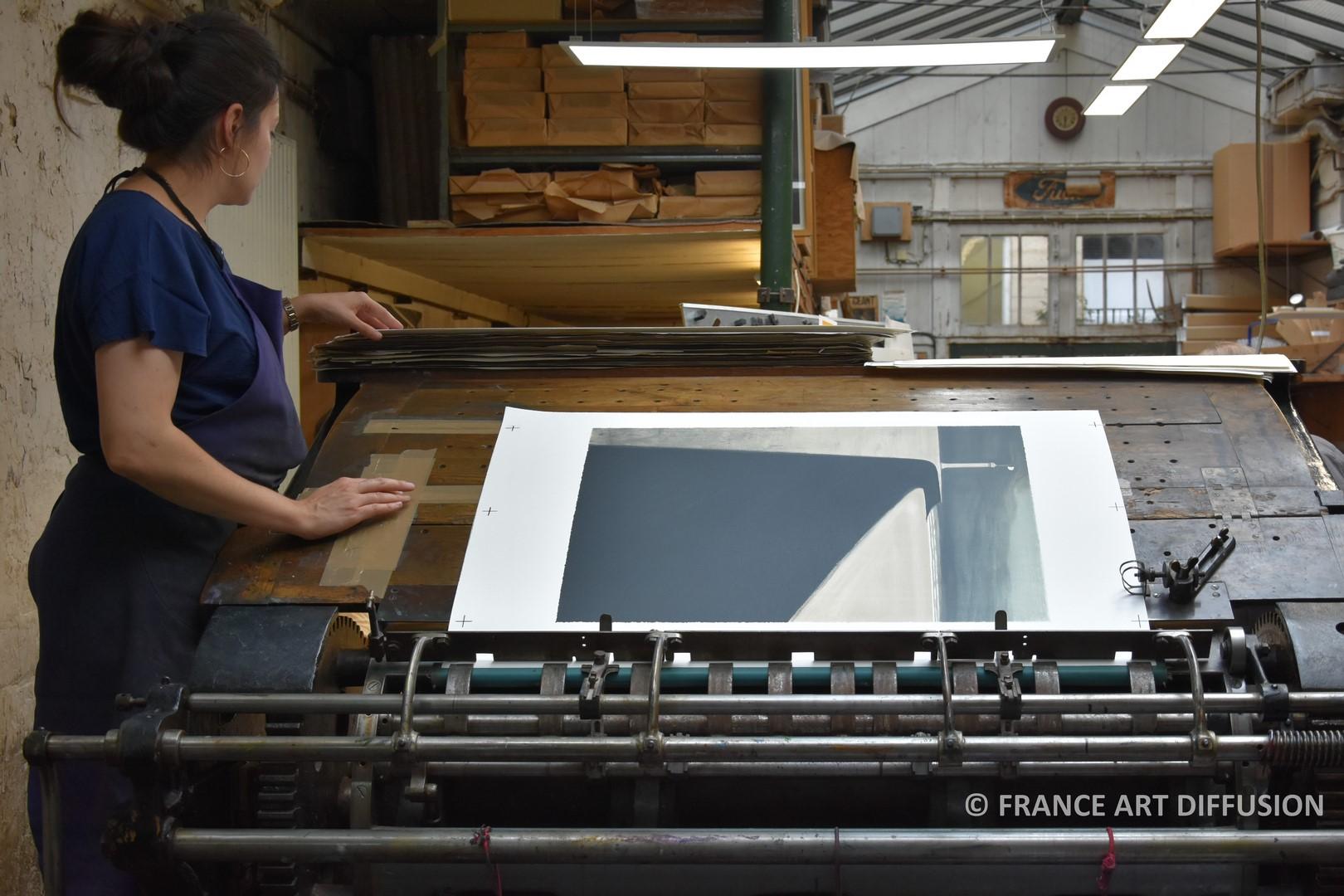 Leon SPILLIAERT | Le phare sur la digue, 1908 | Lithographie