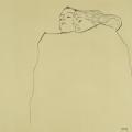 EGON SCHIELE | Lithographie | Couple endormi, 1909 (Sleeping couple / Schlafendes Paar)