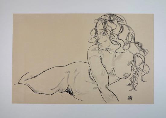 Egon SCHIELE - Lithograph - FRANCE ART DIFFUSION