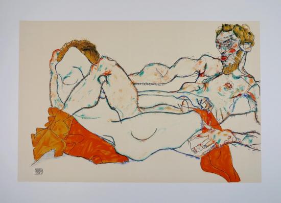 Egon SCHIELE - Lithograph - FRANCE ART DIFFUSION