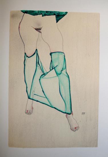 Egon SCHIELE - Lithographie - FRANCE ART DIFFUSION