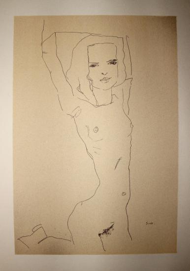 Egon SCHIELE - Lithograph - FRANCE ART DIFFUSION