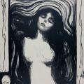 EDVARD MUNCH - Madonna Lithograph