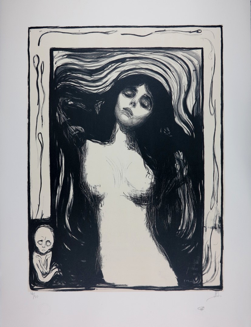 Edvard Munch | Lithographie | Madonna, 1895