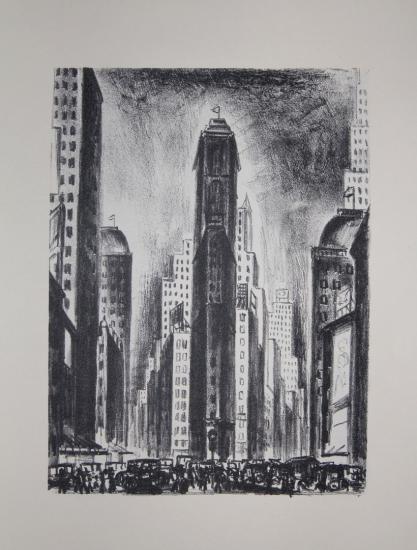 Adriaan Lubbers / Paul Morand - NEW-YORK - Lithographs