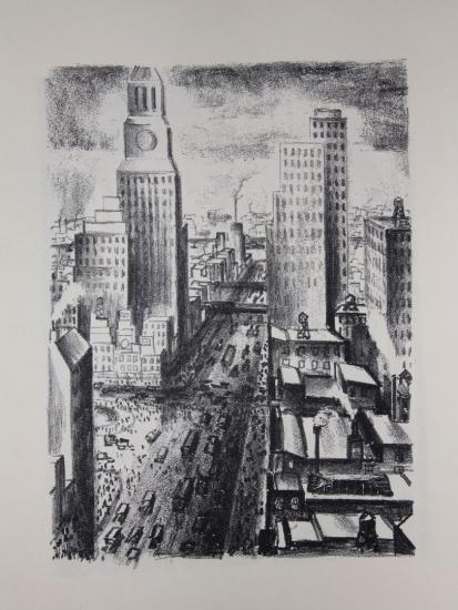 Adriaan Lubbers / Paul Morand - NEW-YORK - Lithographies