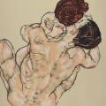 Schiele lovers 1917 best copier w1