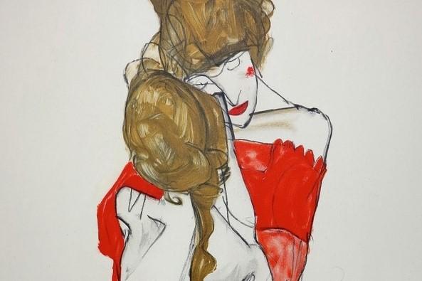 Egon Schiele lithographies